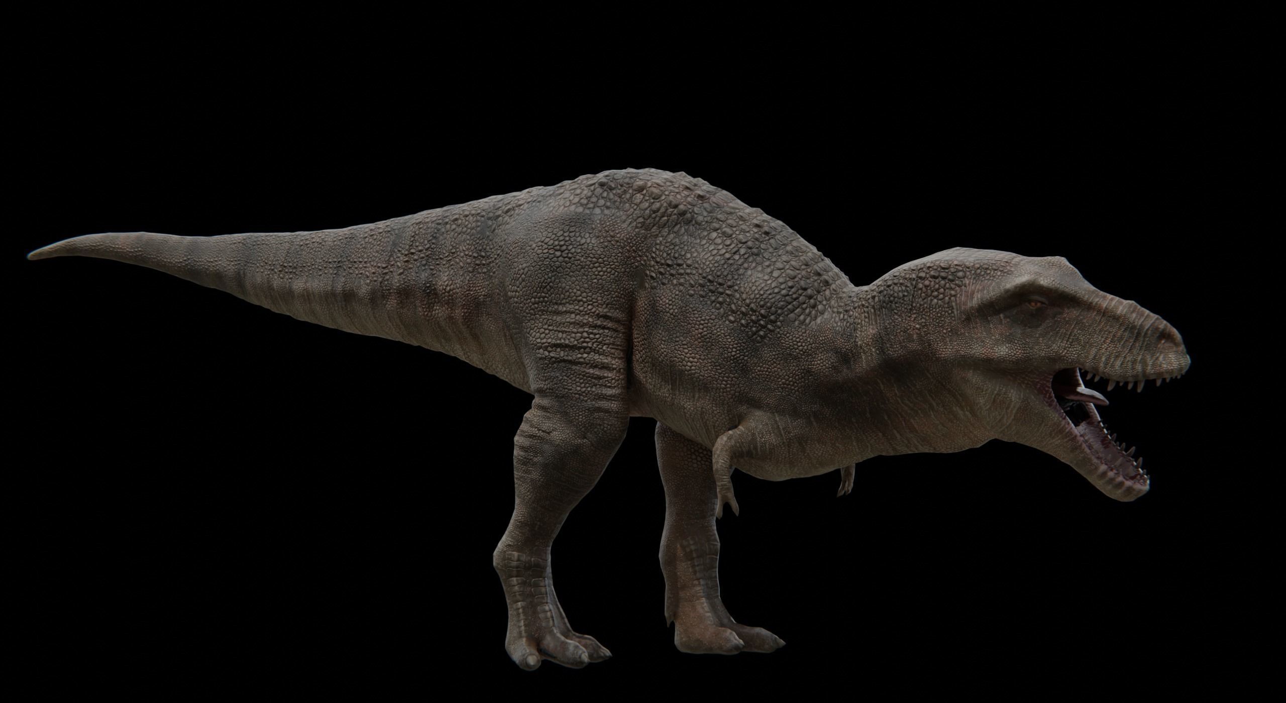 Monster Tyrannosaurus Rex Dinosaur Low-poly 3D model_23