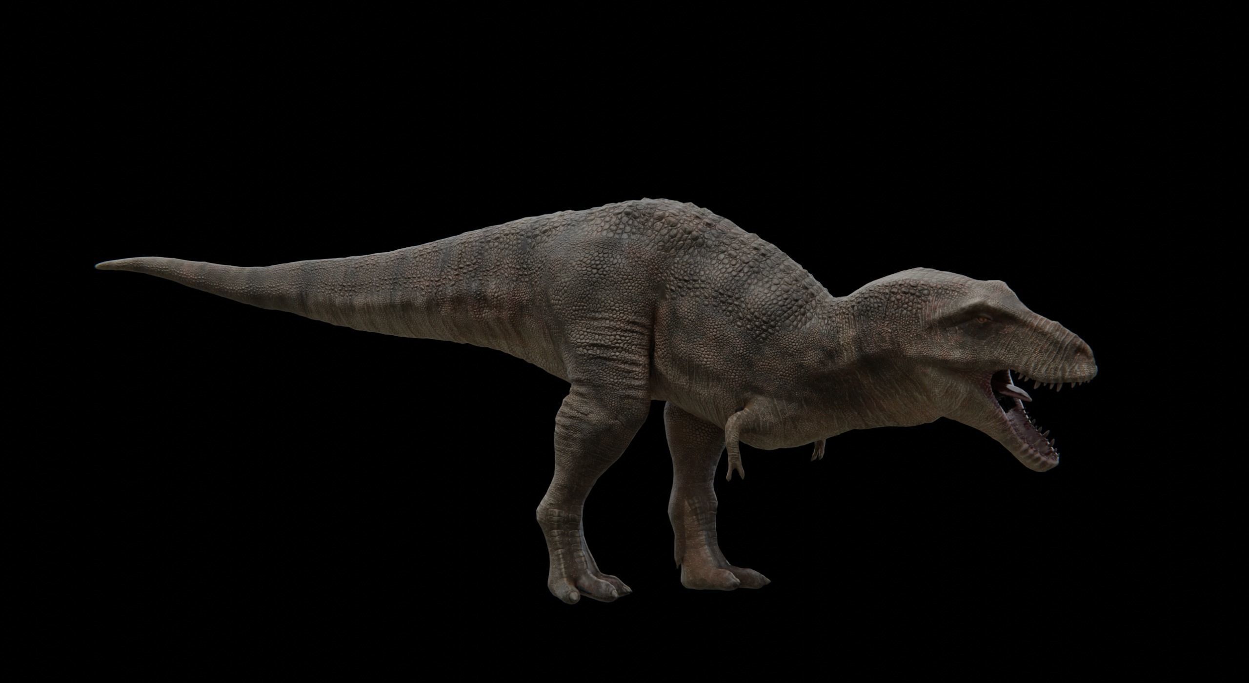 Monster Tyrannosaurus Rex Dinosaur Low-poly 3D model_19