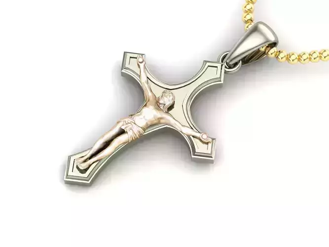 Light Gold Cross New Design  CP 66
