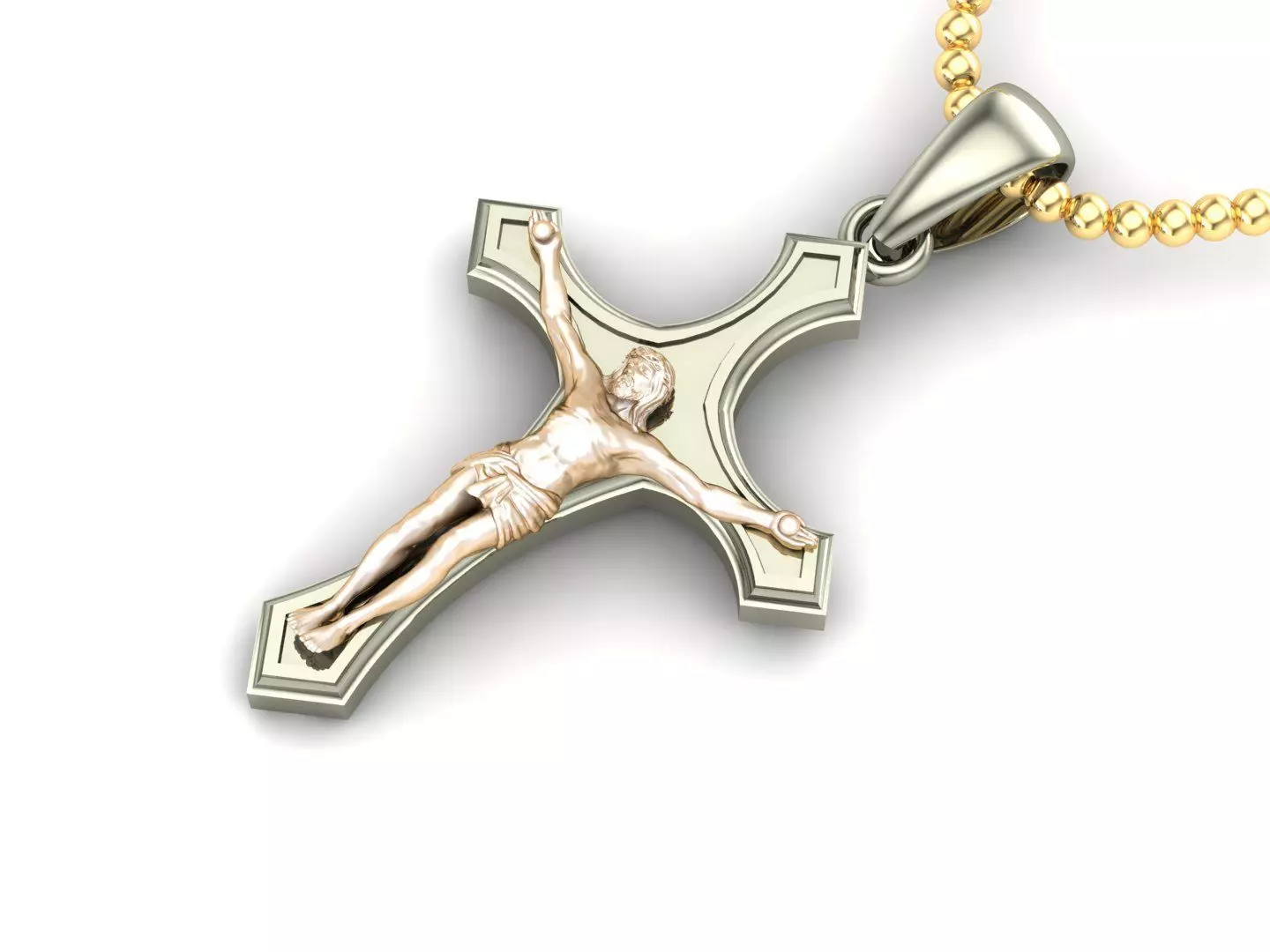 Light Gold Cross New Design CP 66 3D print model