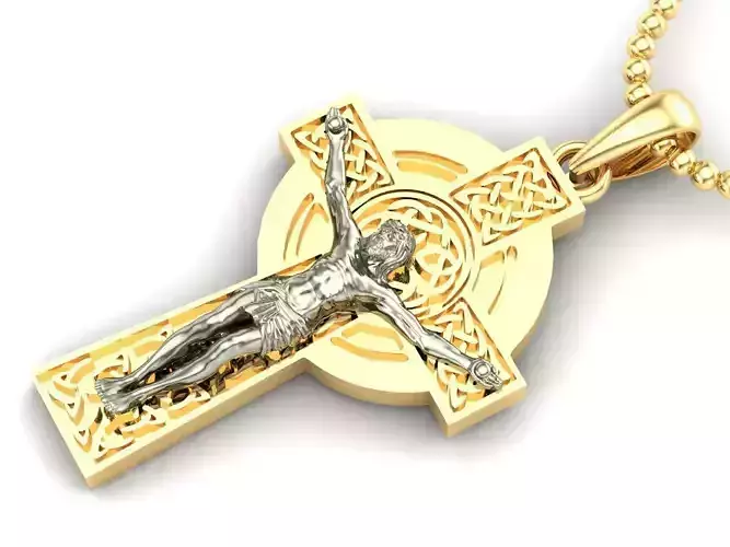 Light Gold Cross New Design  CP 65