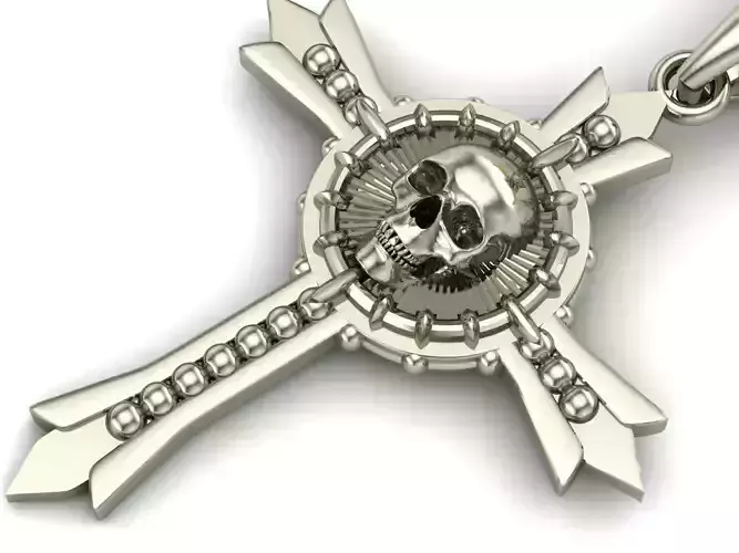 Light Gold Cross New Design  CP 62