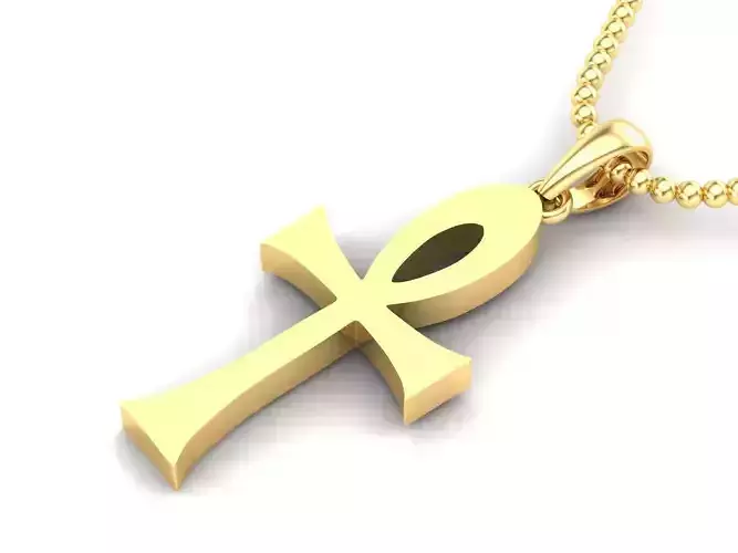 Light Gold Cross New Design  CP 61