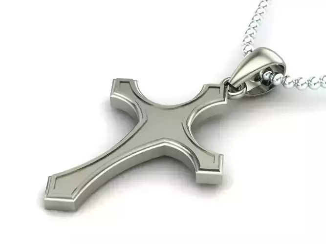 Light Gold Cross New Design  CP 59