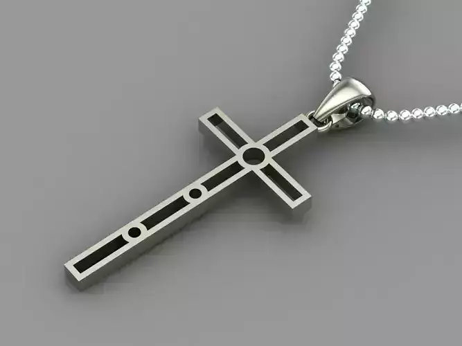 Light Gold Cross New Design  CP 57