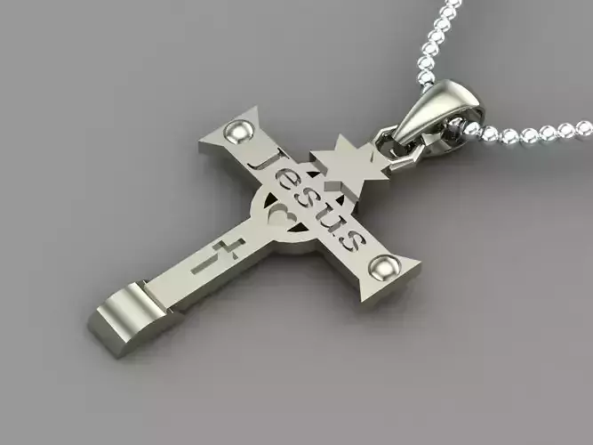 Light Gold Cross New Design  CP 56