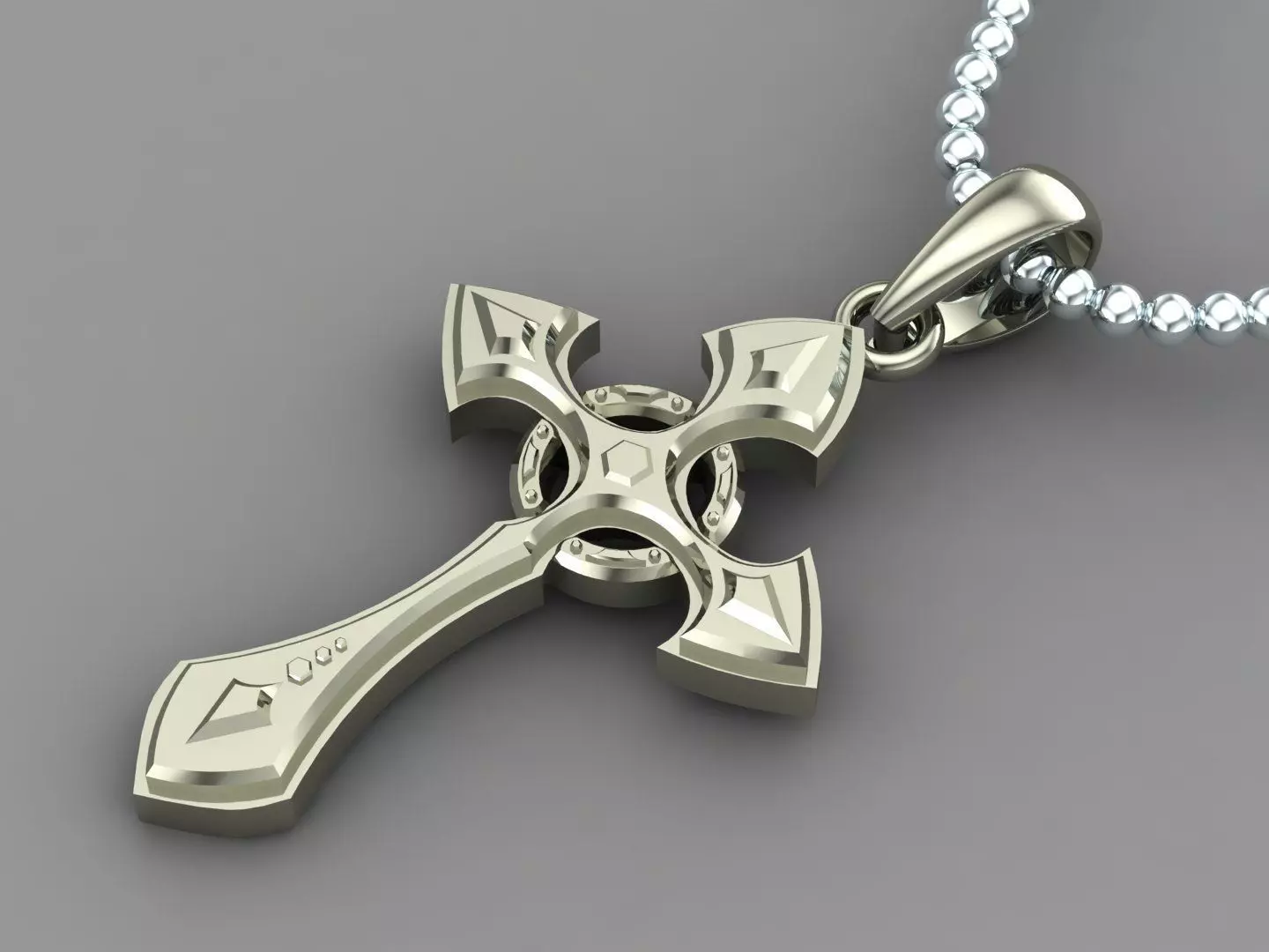 Light Gold Cross New Design CP 54 3D print model