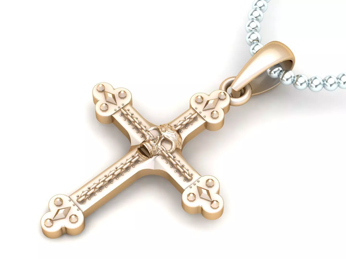Light Gold Cross New Design CP 53 3D print model