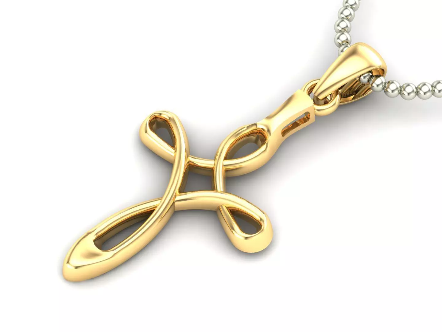 Light Gold Cross New Design CP 38 3D print model