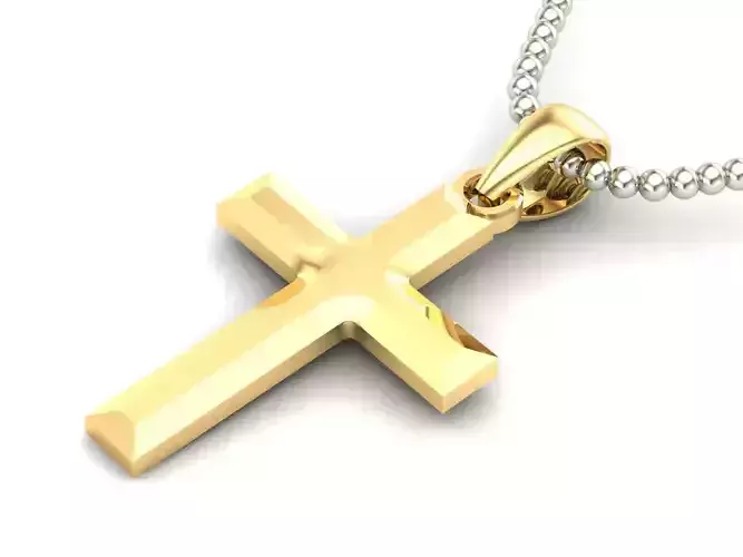 Light Gold Cross New Design  CP 36