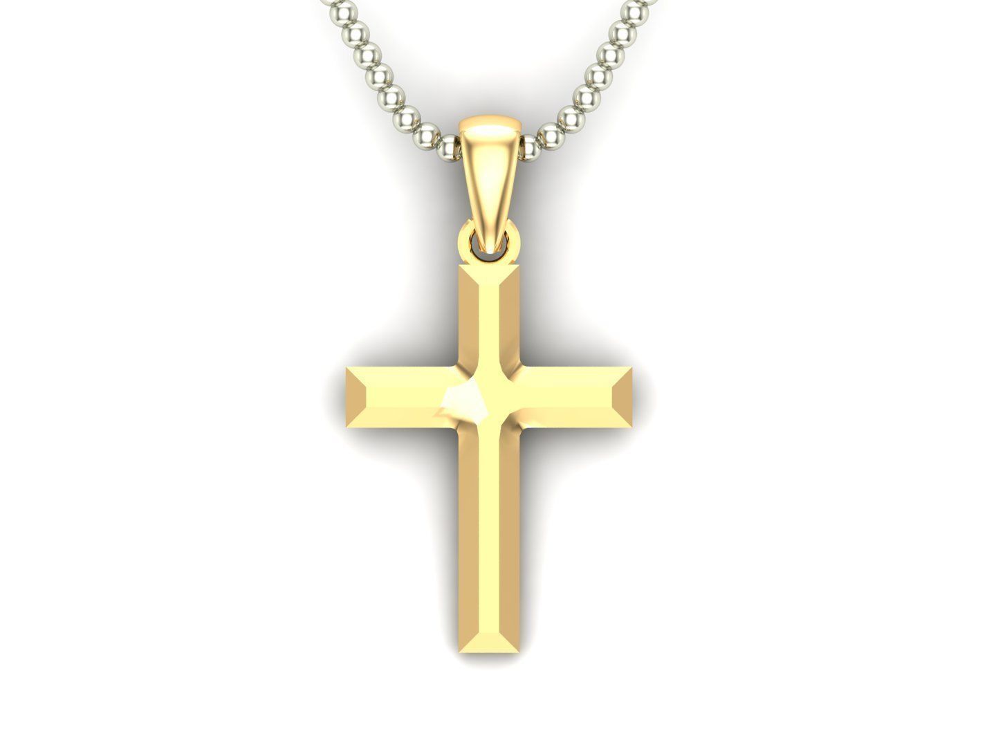 Light Gold Cross New Design CP 36 3D print model_3