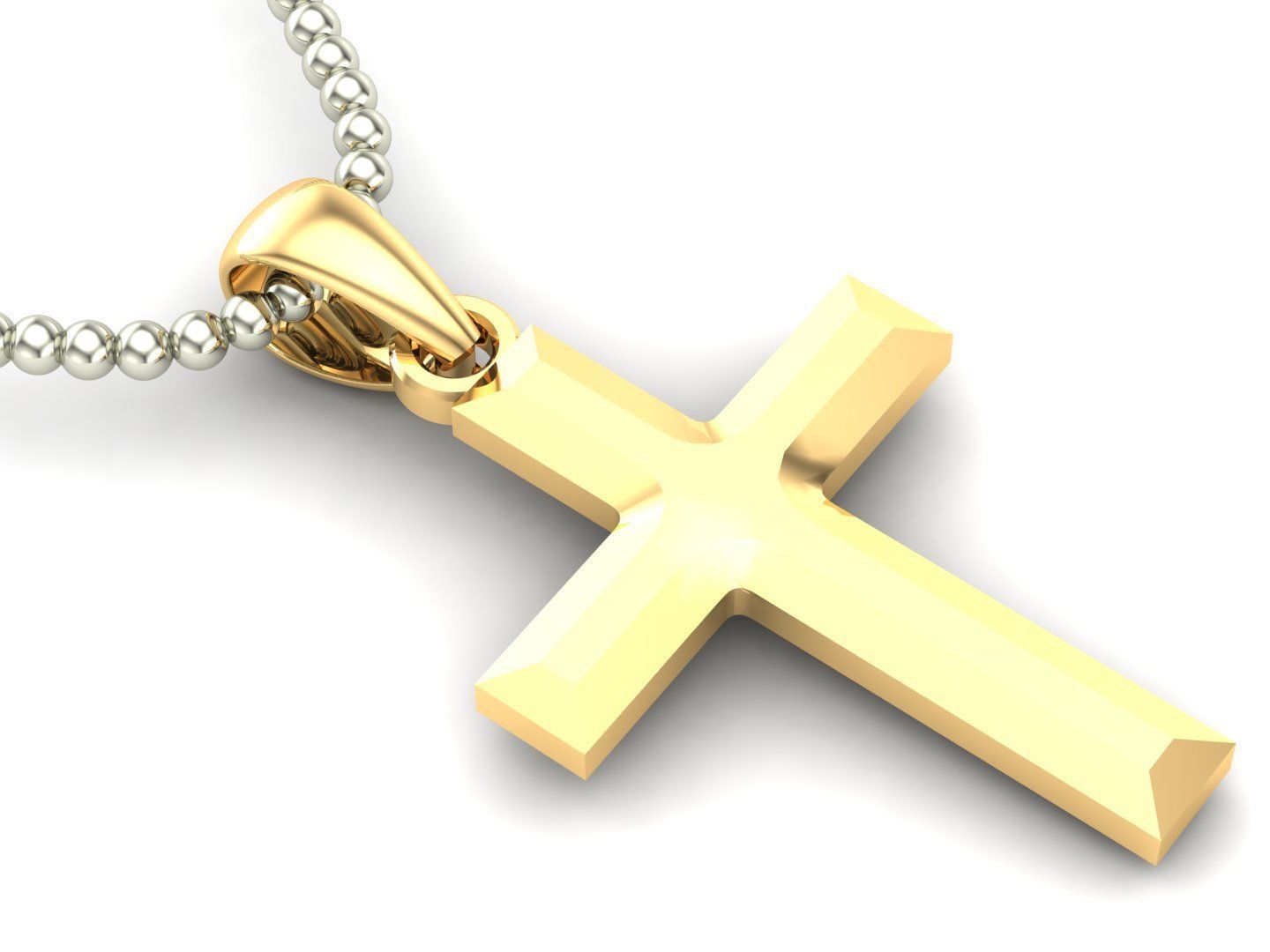 Light Gold Cross New Design CP 36 3D print model_1