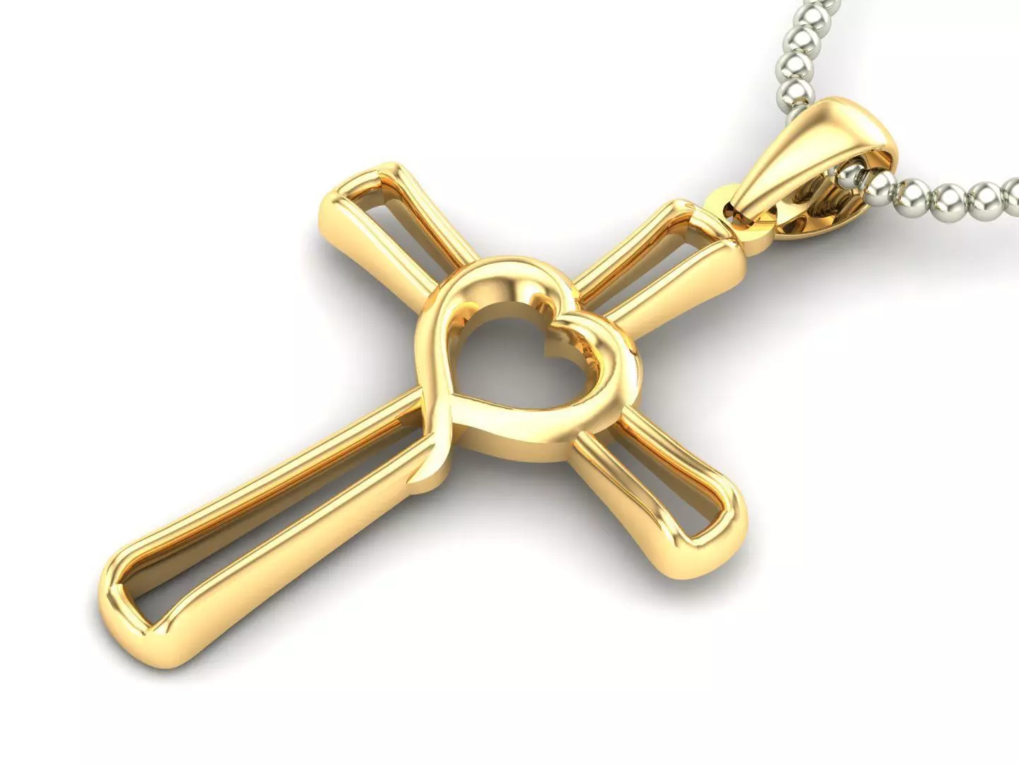 Light Gold Cross New Design CP 30 3D print model_0