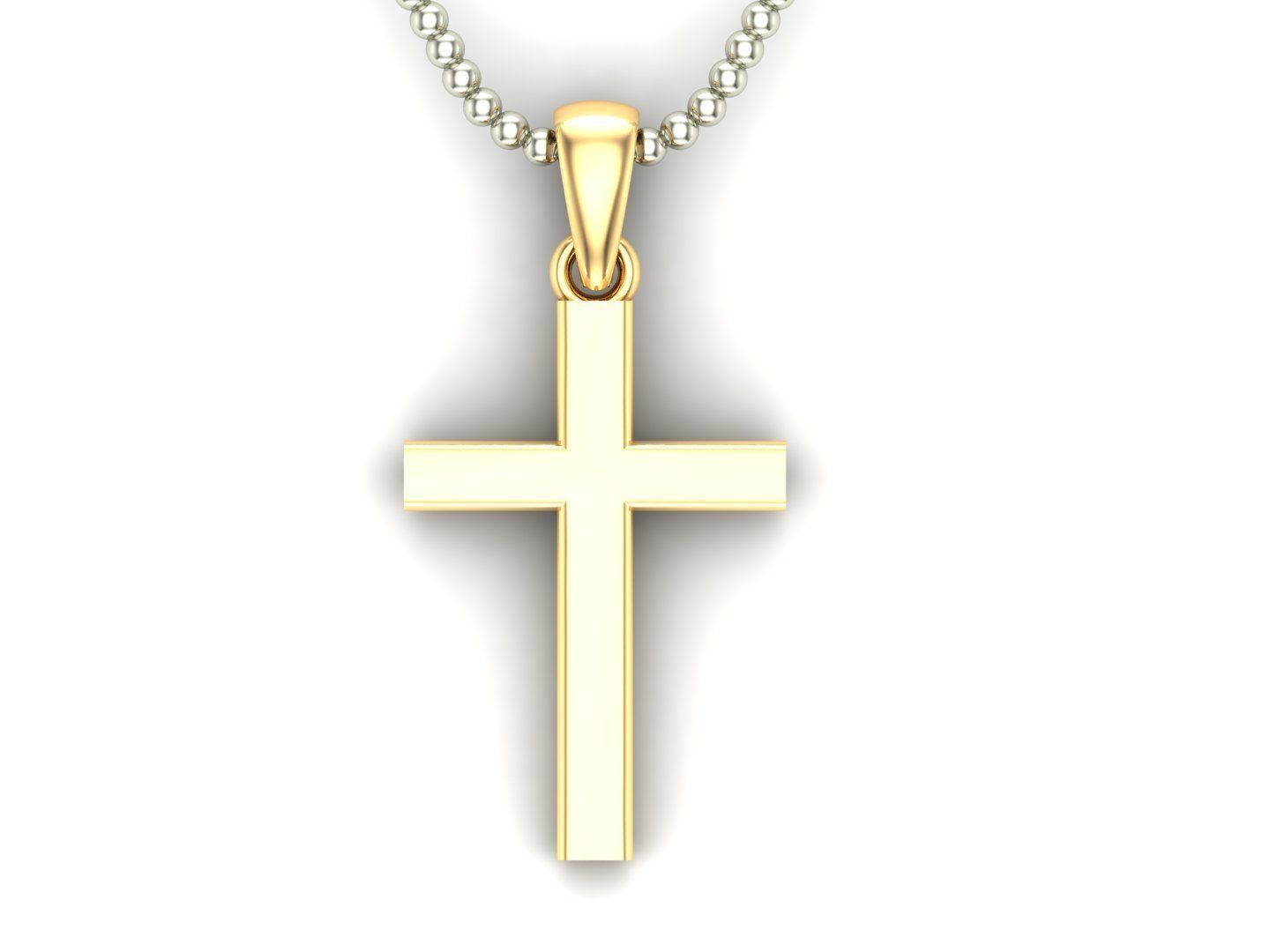 Light Gold Cross New Design  CP 28 3D print model_3