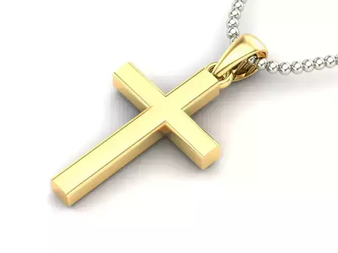 Light Gold Cross New Design  CP 28
