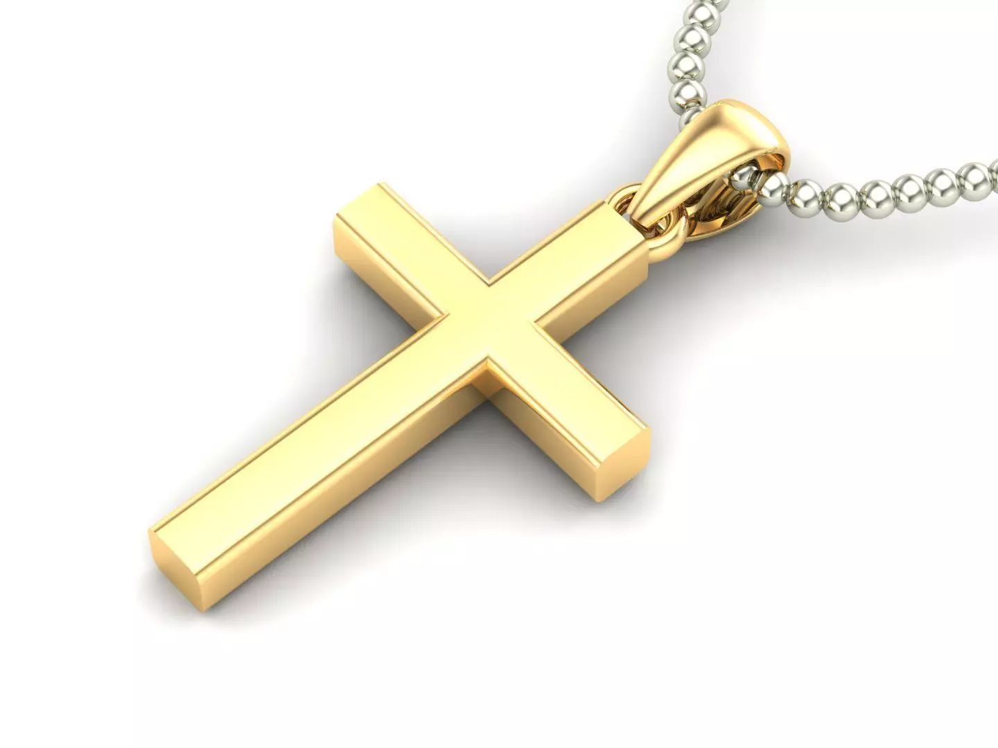 Light Gold Cross New Design  CP 28 3D print model_0