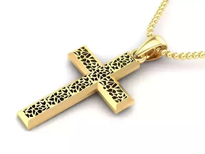 Light Gold Cross New Design  CP 24 3D print model