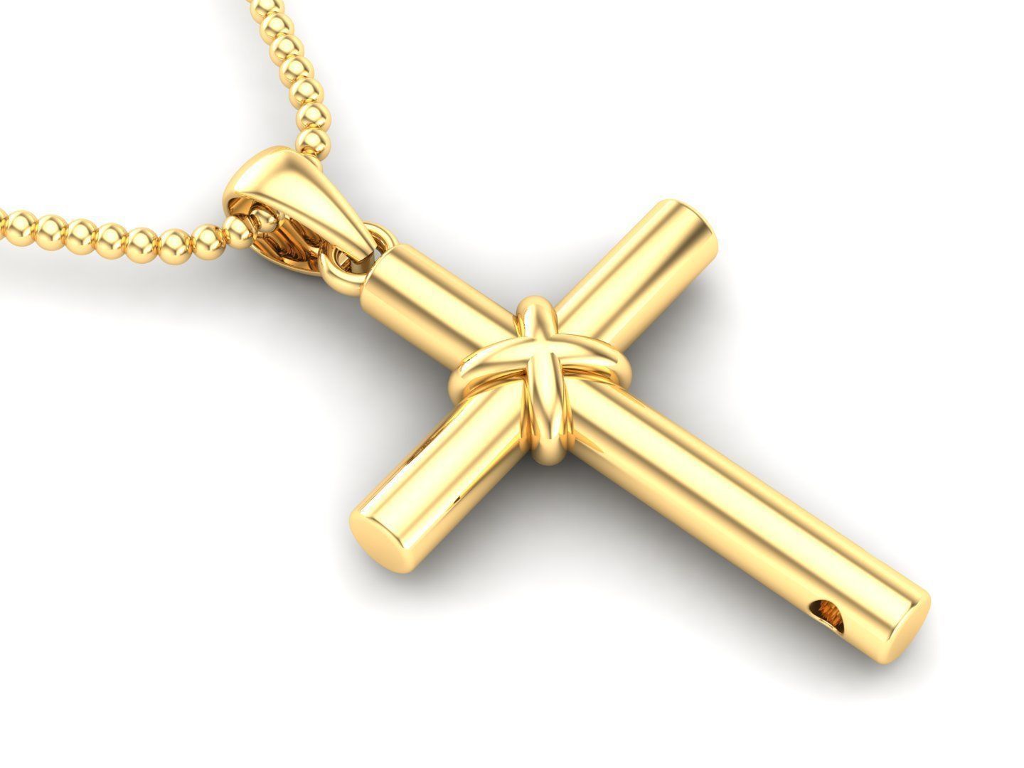 Light Gold Cross New Design  CP 23 3D print model_1