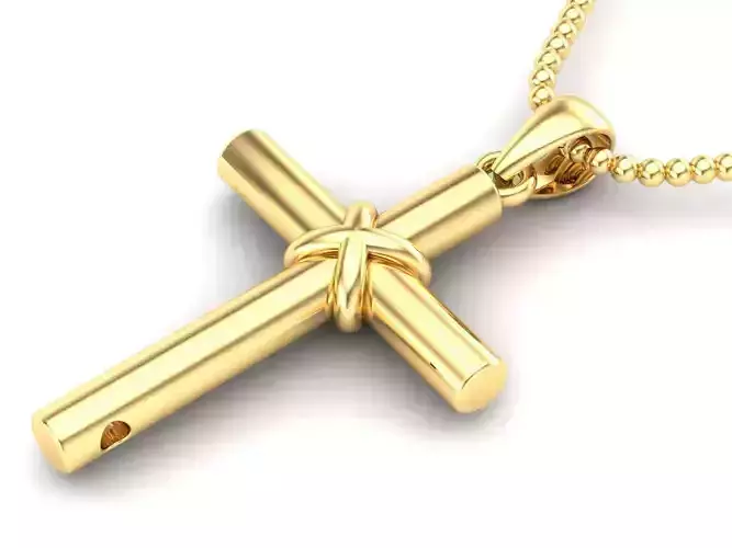 Light Gold Cross New Design  CP 23