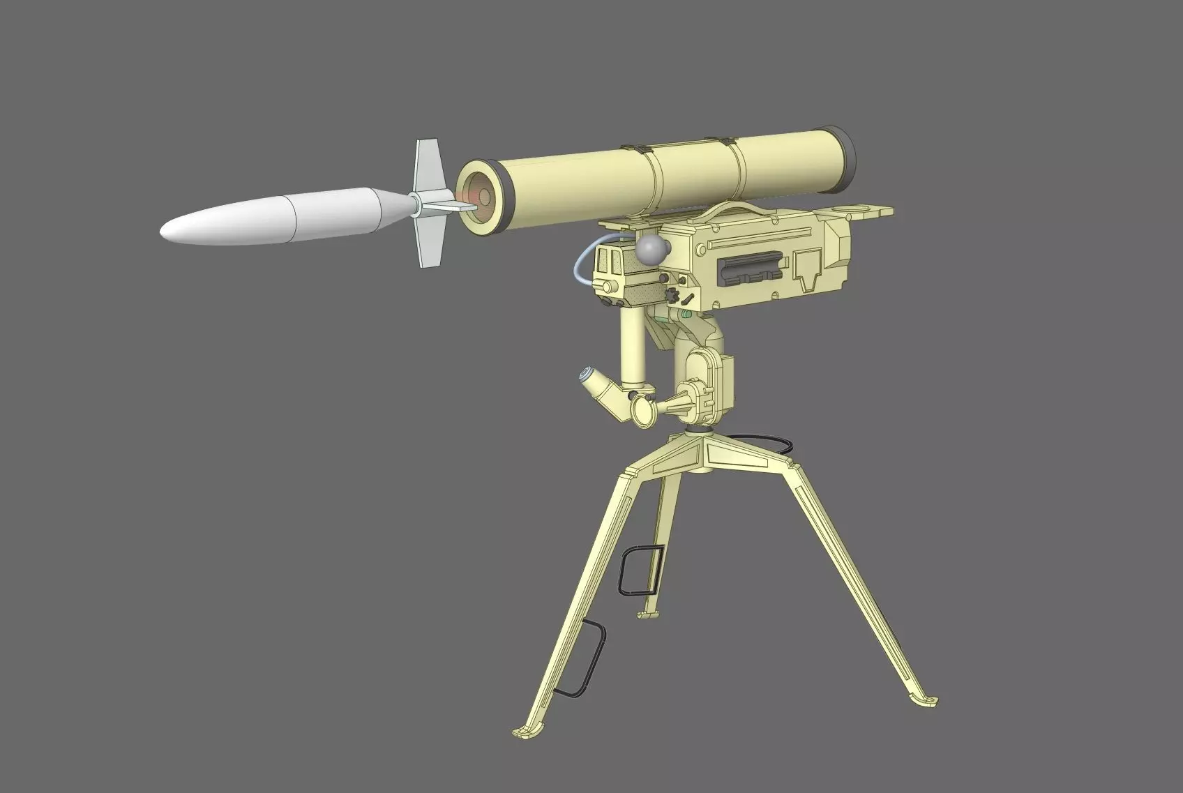 9M133 Kornet - AT-14 Spriggan Russian ATGM 3D print model_0