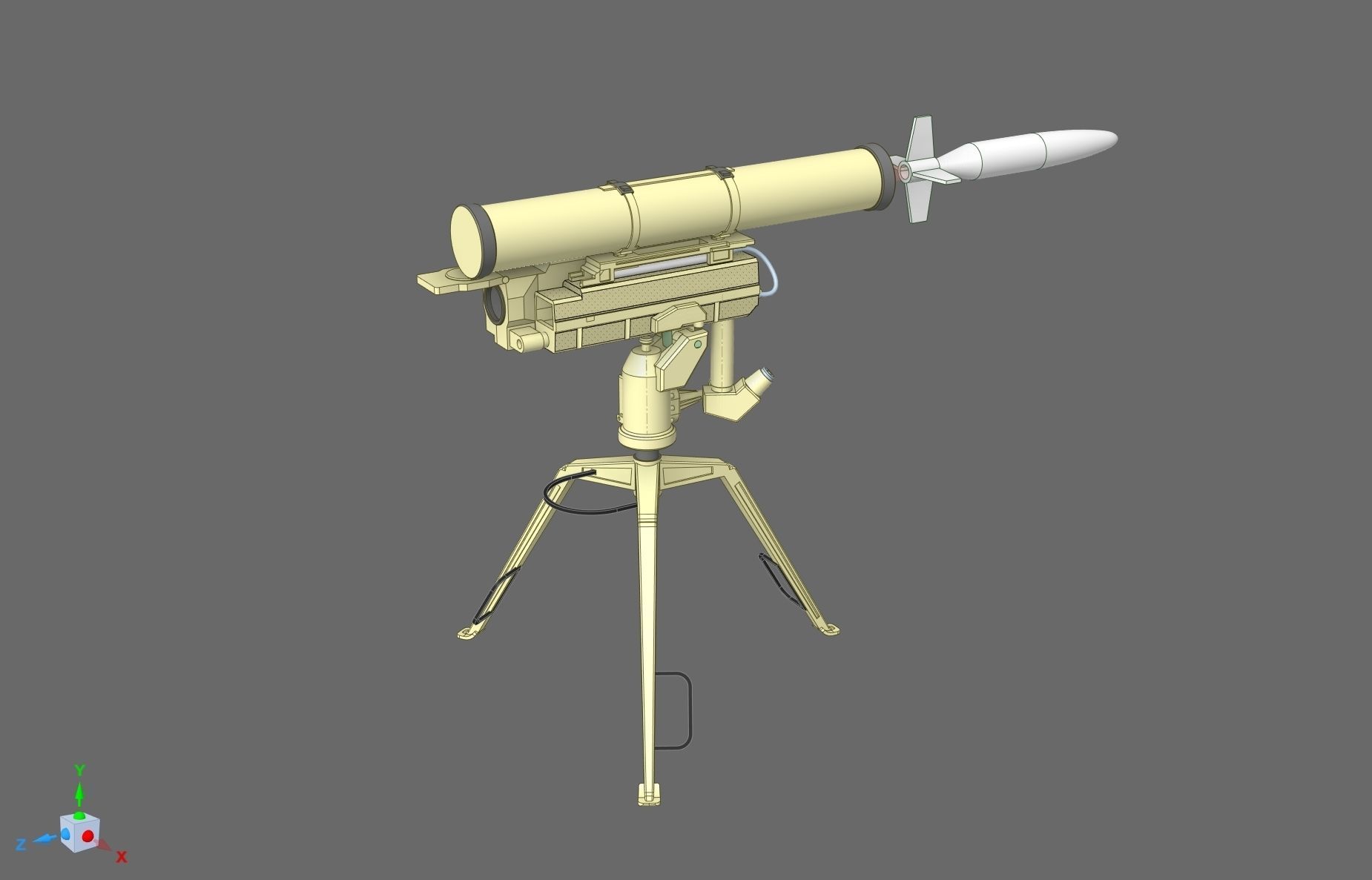 9M133 Kornet - AT-14 Spriggan Russian ATGM 3D print model_2