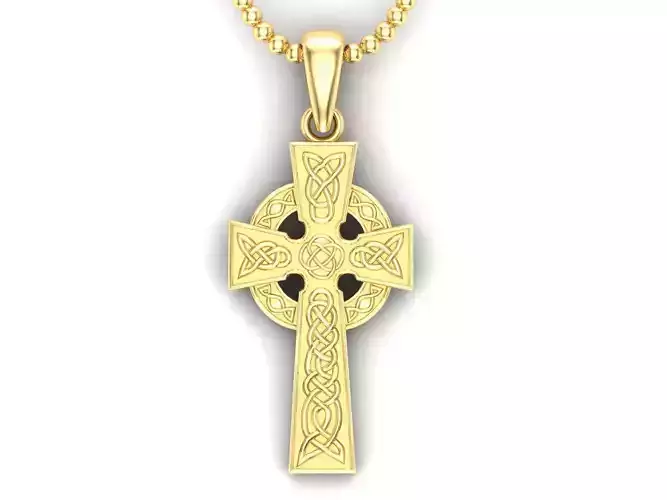 Light Gold Cross New Design  CP 14