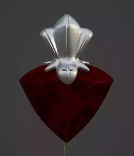 Rin Tohsaka Pendant Necklace 3D print model