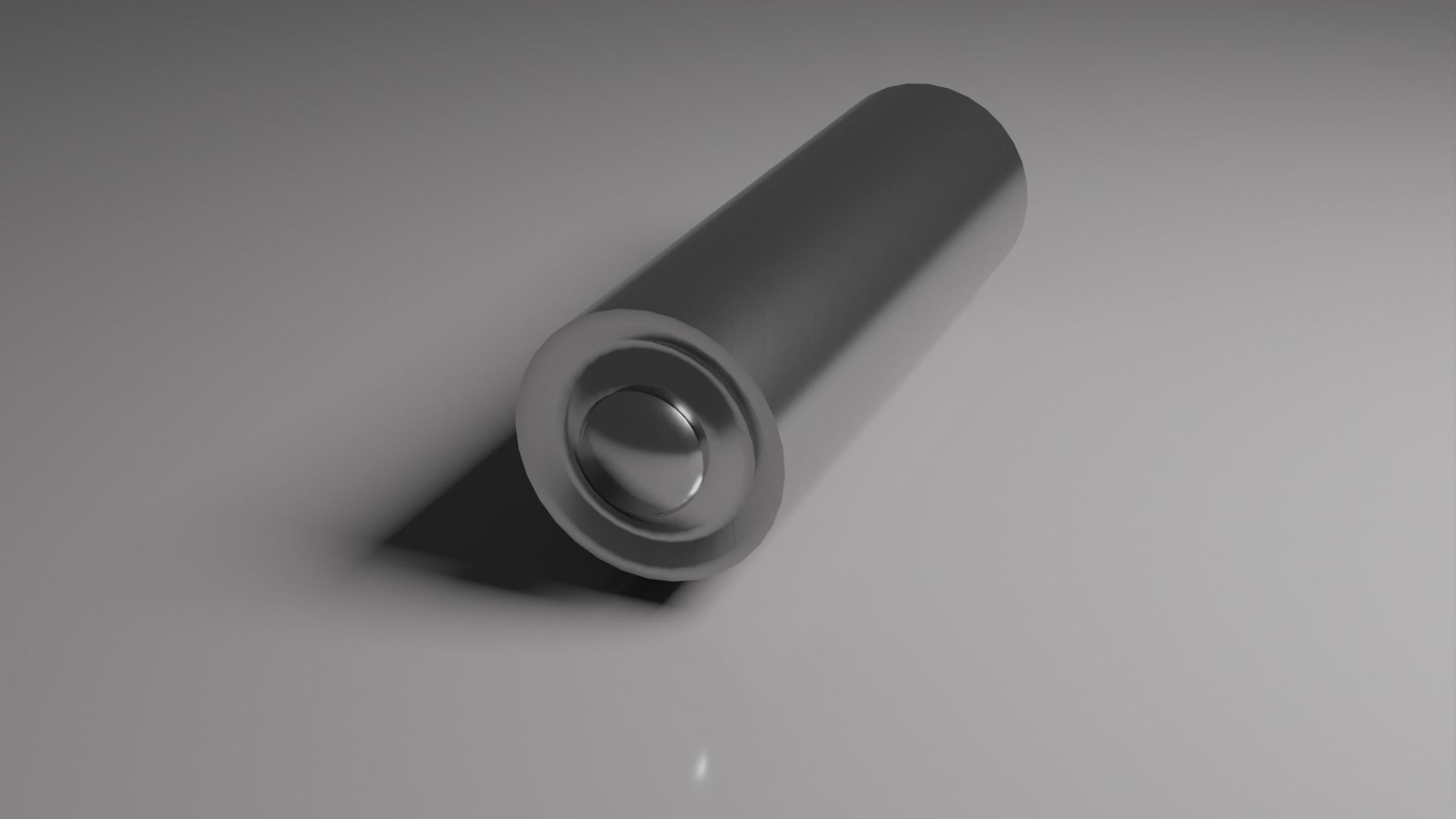 Battery 3D Low-poly 3D model_1