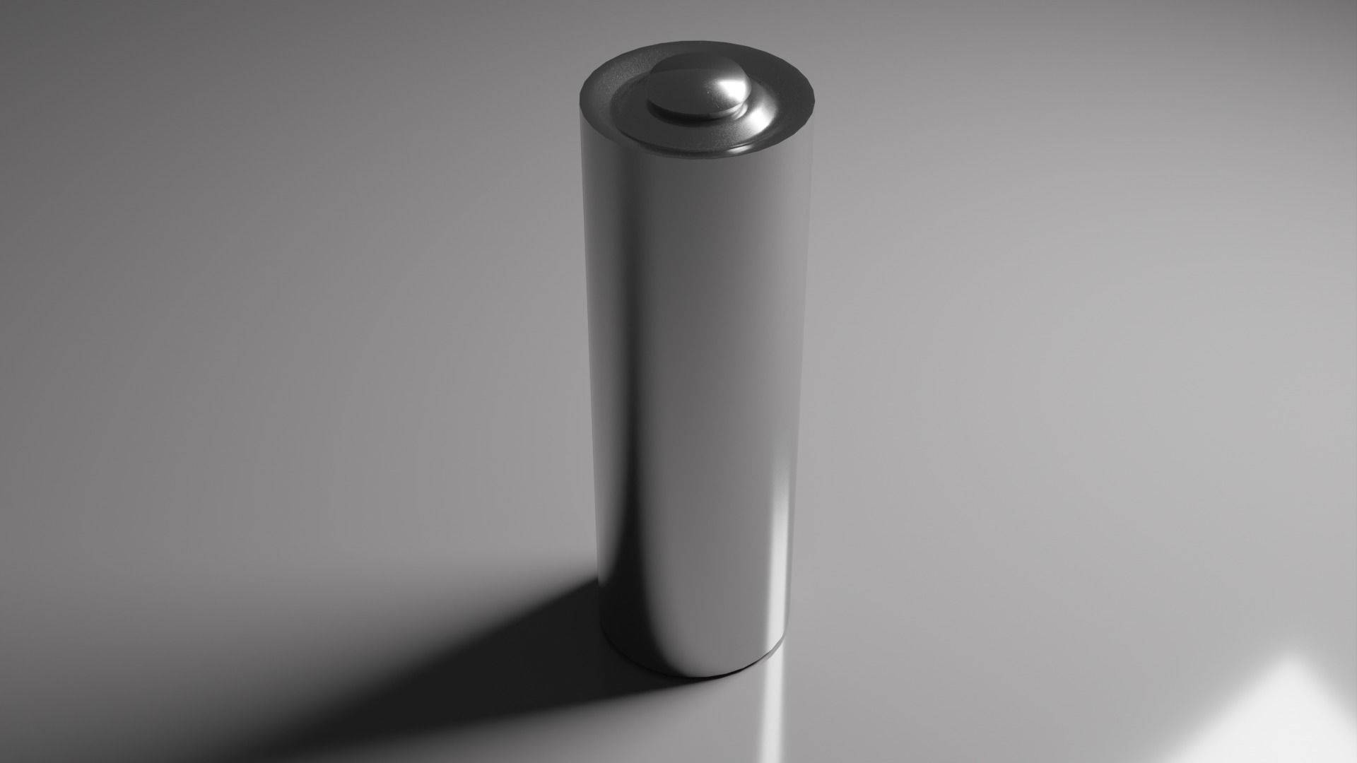 Battery 3D Low-poly 3D model_3
