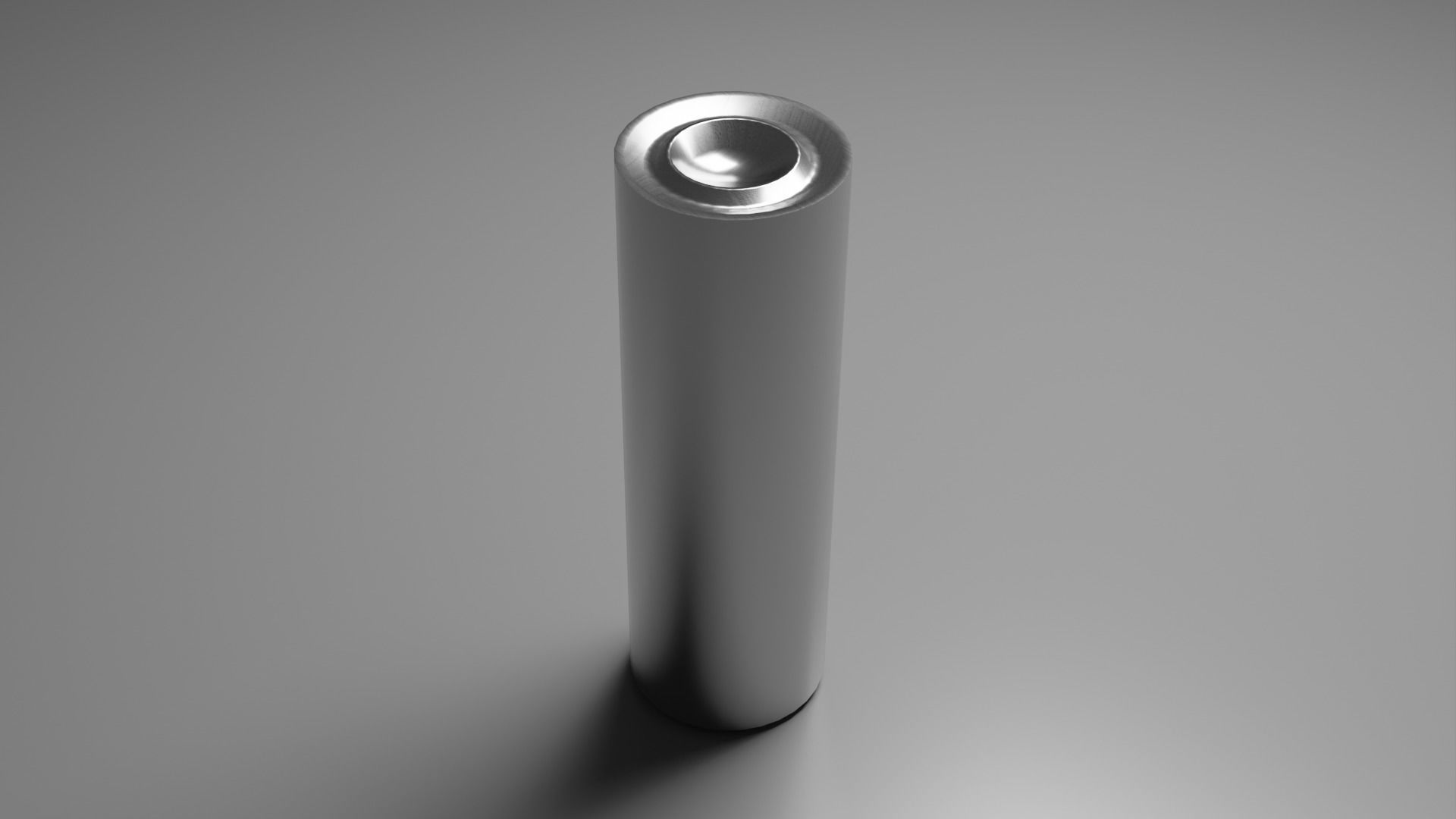 Battery 3D Low-poly 3D model_2