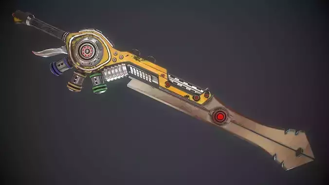 Fantasy Sword 14 3D Model