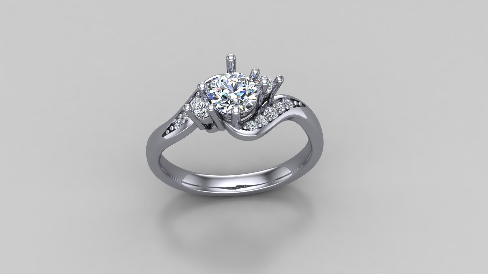 Ring Girl Free 3D print model_1