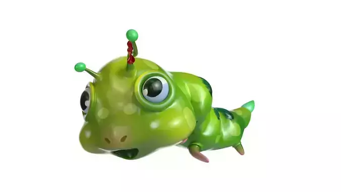 Cartoon caterpillar