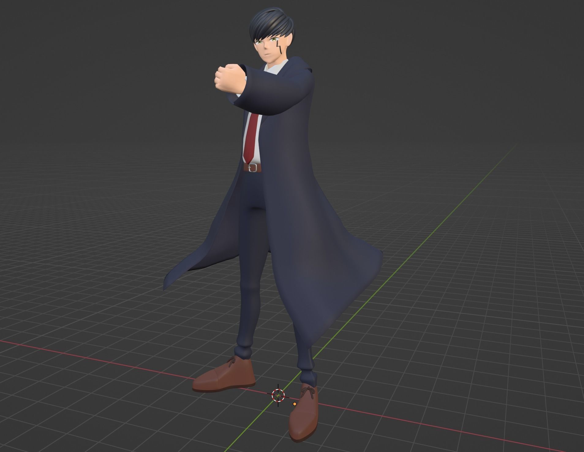 Mash Burnedead - Mashle 3D model_4