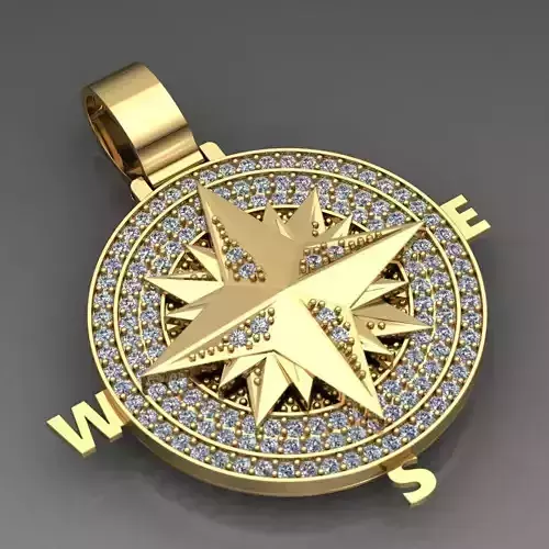 Star diamond pendant