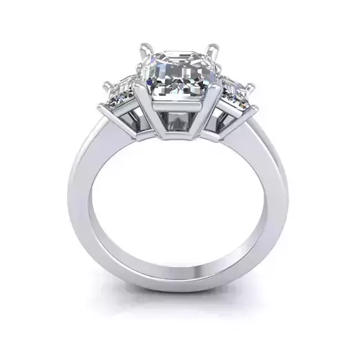Three Stone Diamond Ring R2