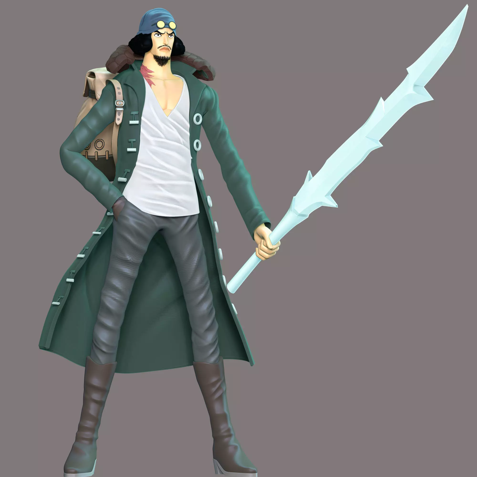 One Piece - Kuzan 3D print model
