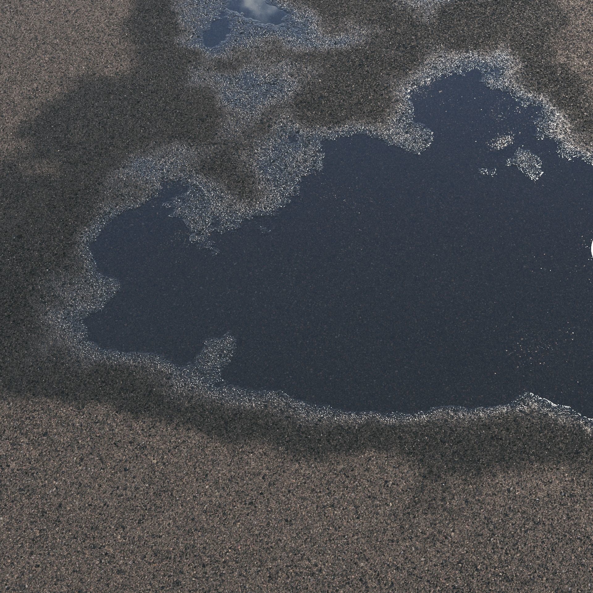 Wet asphalt material 06 8k seamless PBR 3D model_10