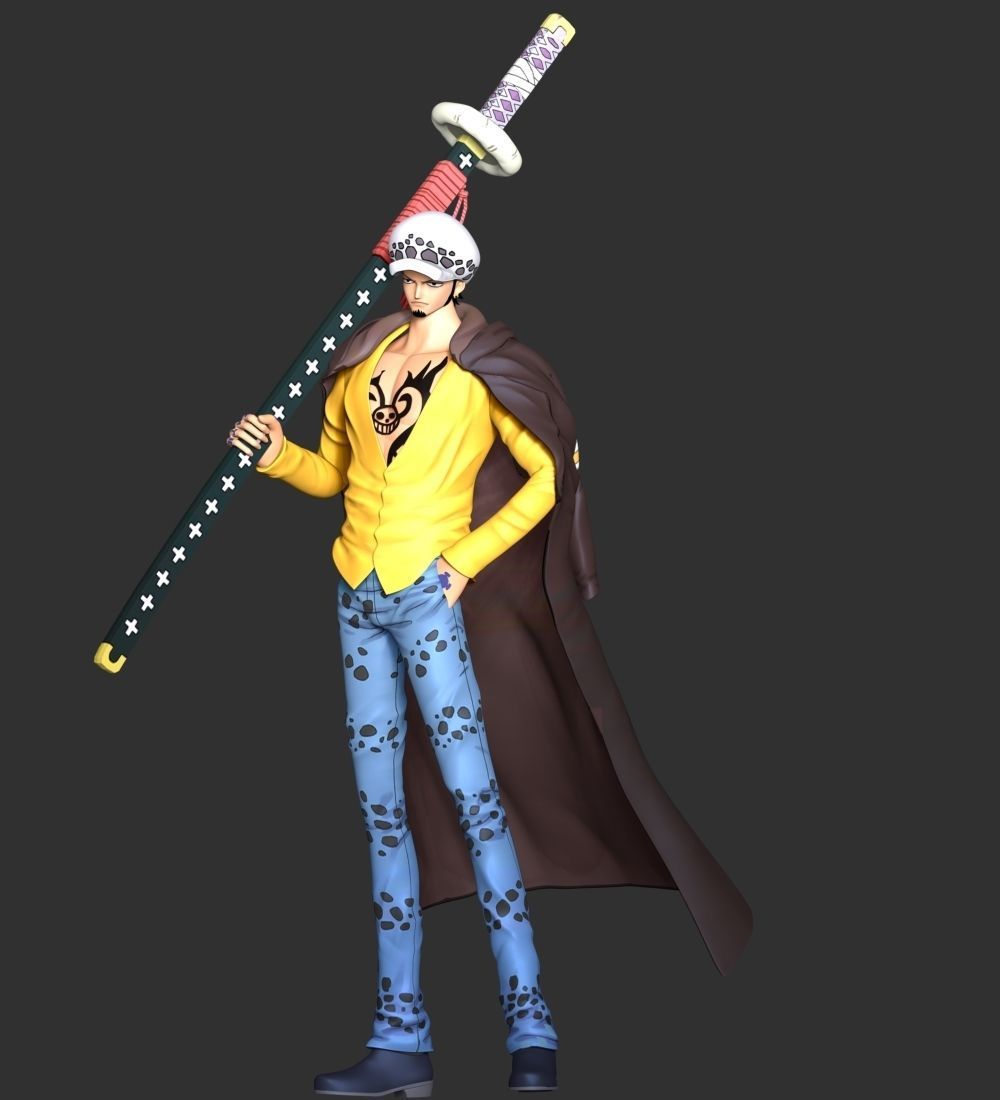 One Piece - Trafalgar Law 3D print model_3