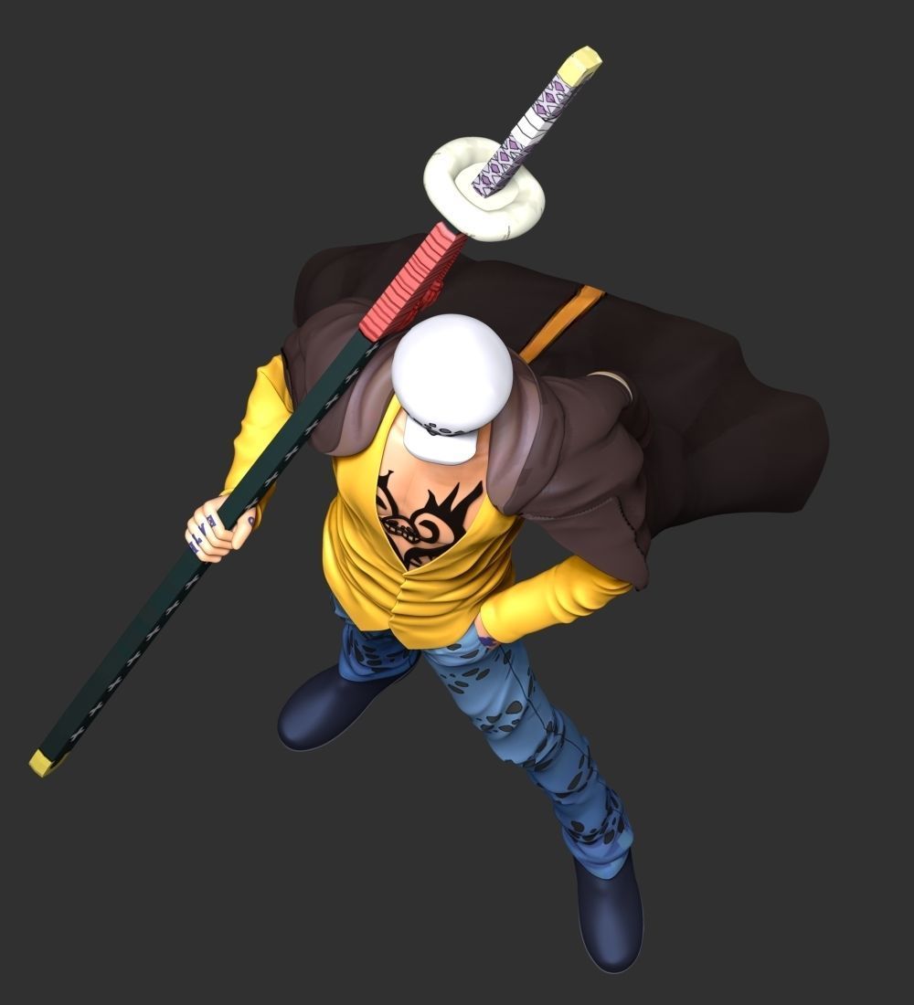 One Piece - Trafalgar Law 3D print model_8