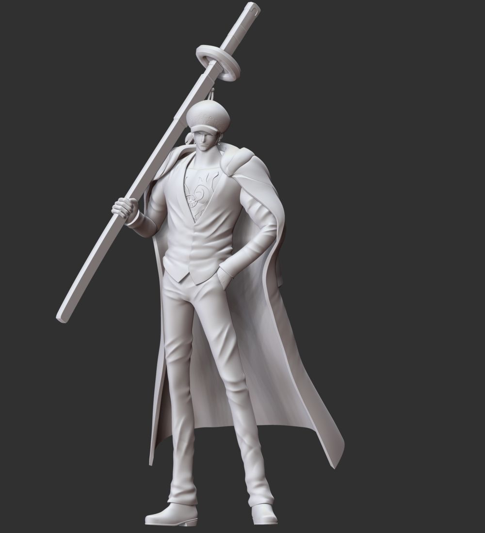 One Piece - Trafalgar Law 3D print model_4