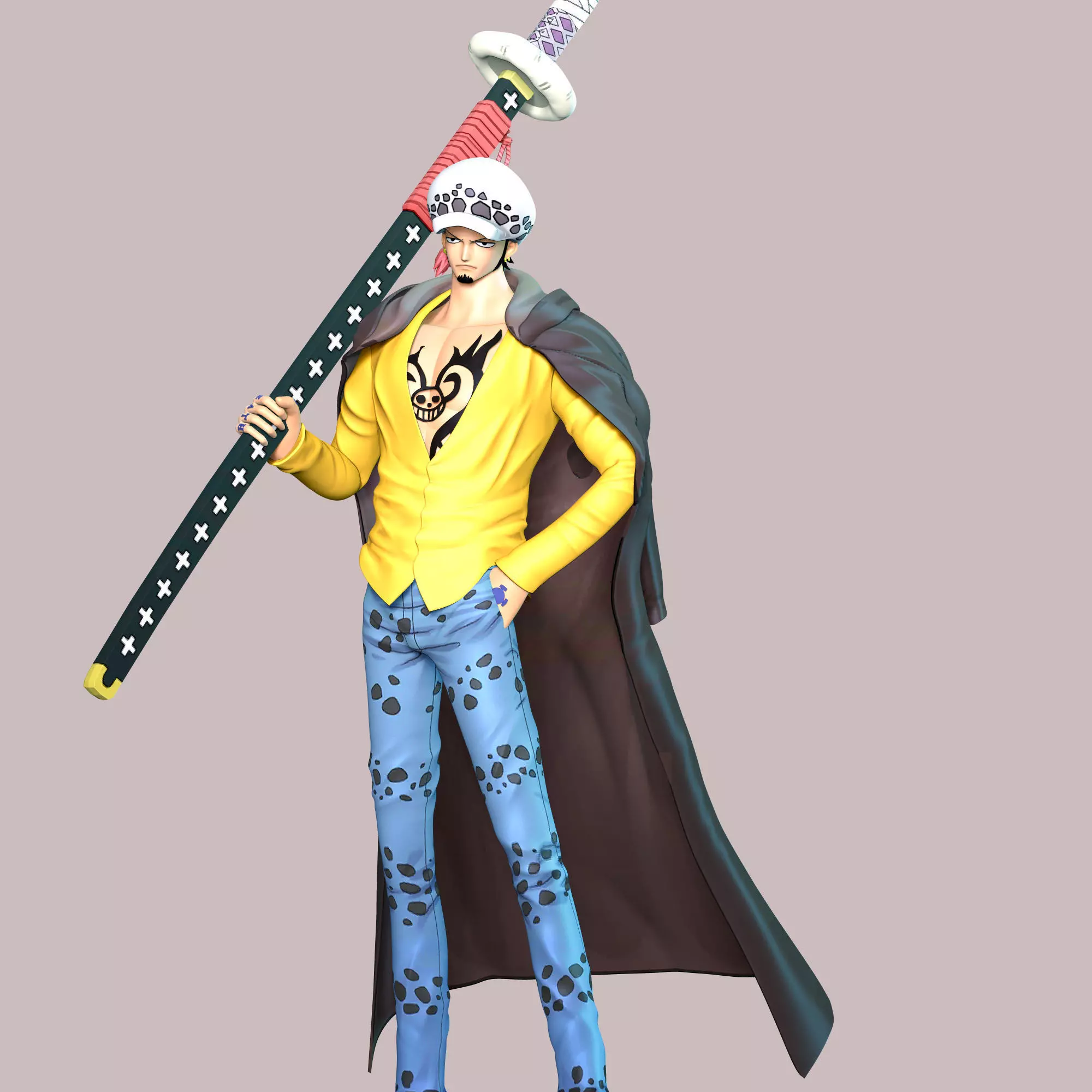 One Piece - Trafalgar Law 3D print model_0