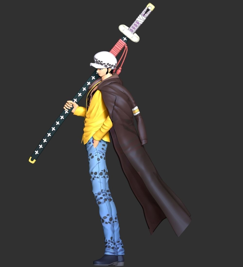 One Piece - Trafalgar Law 3D print model_5