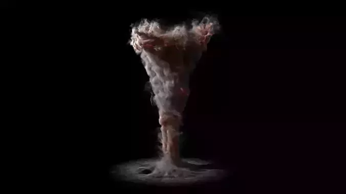 Twister VDB sequence 16s 3D model