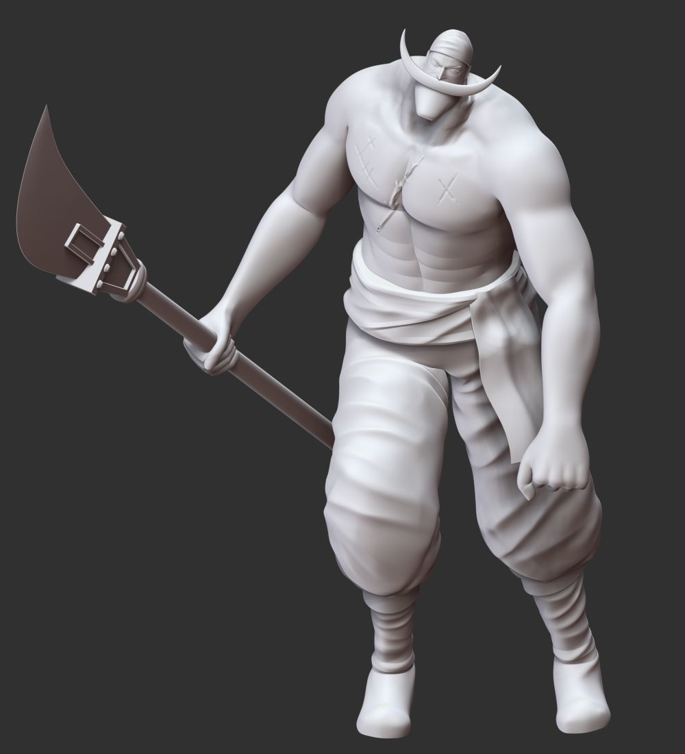 One Piece - Edward Newgate 3D print model_9