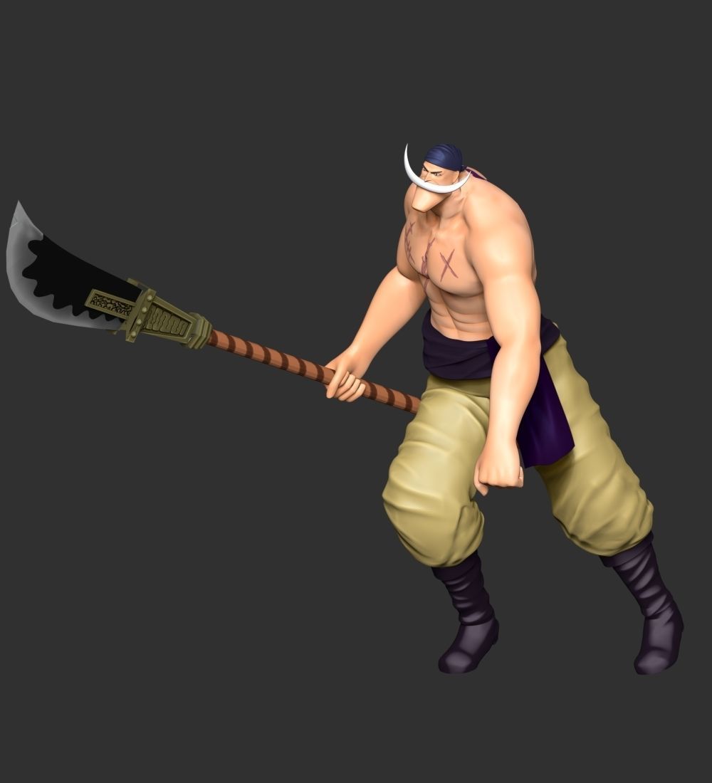 One Piece - Edward Newgate 3D print model_7