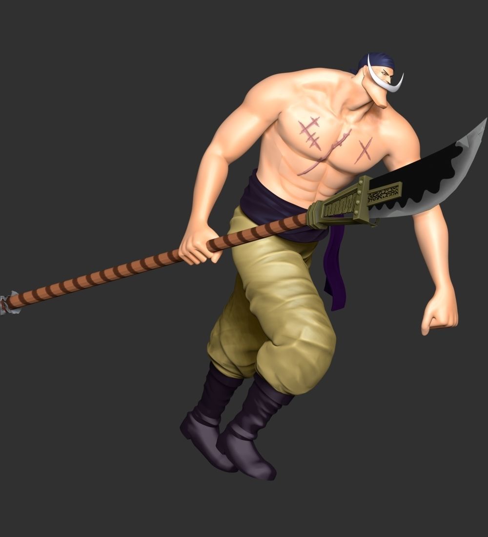 One Piece - Edward Newgate 3D print model_8