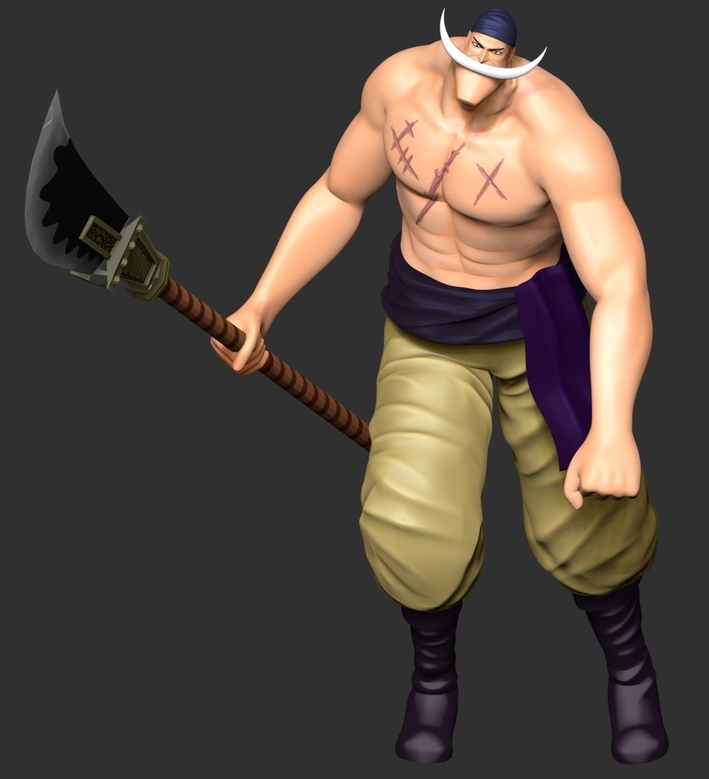 One Piece - Edward Newgate 3D print model_2