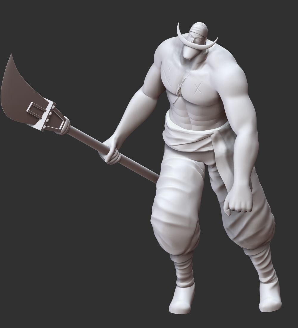 One Piece - Edward Newgate 3D print model_10
