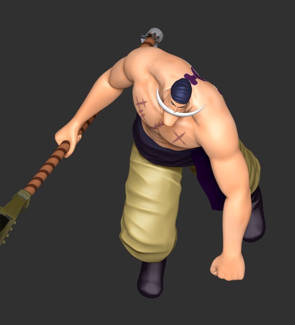 One Piece - Edward Newgate 3D print model_5